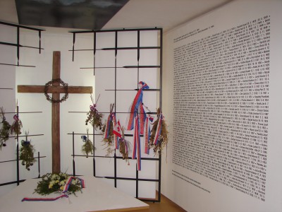 Památník Vojna Lešetice - Pietní kaple, Foto: Hornické muzeum Příbram