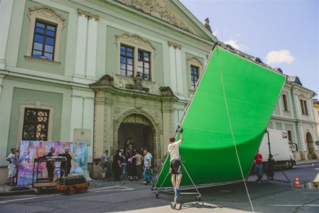 Natáčení filmu Miluji tě modře v Olomouci | Foto: Bio Illusion, Renáta Foltysová