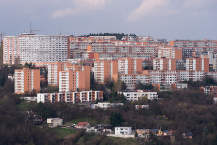 View from the Baťa skyscraper 