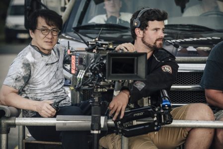 Režisér Jackie Chan a steadicam operátor David Růžička | Foto: Stabiz, autor Stanislav Honzik